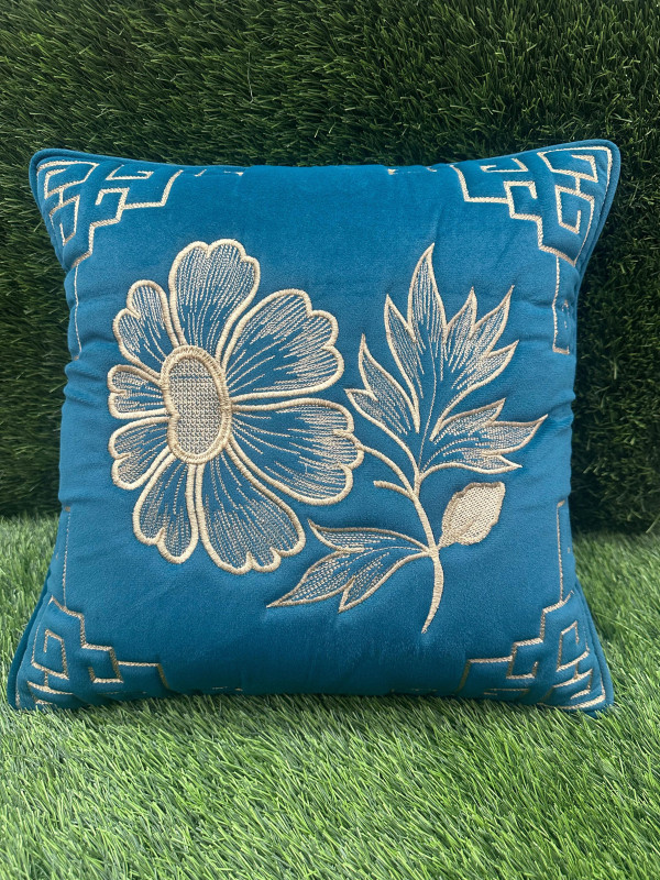 CUSHION COVERS EMBROIDERY SET OF 5 PCS