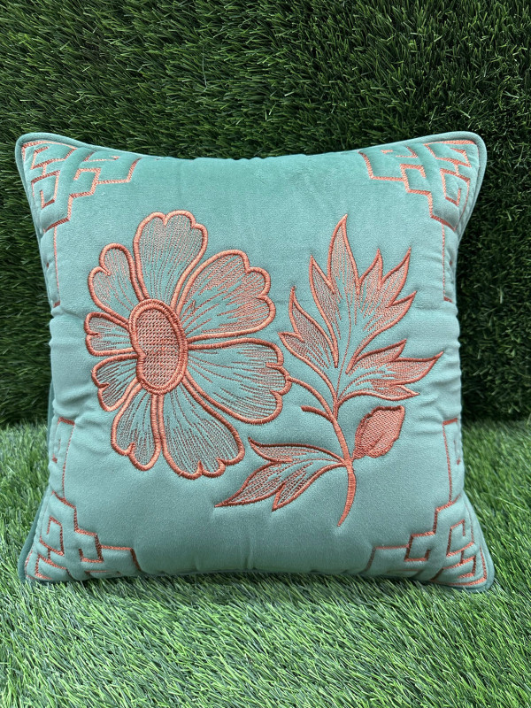 CUSHION COVERS EMBROIDERY SET OF 5 PCS