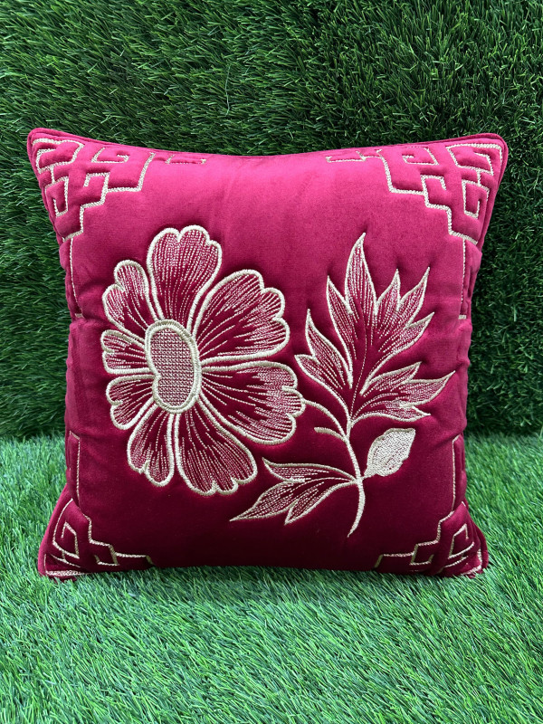 CUSHION COVERS EMBROIDERY SET OF 5 PCS