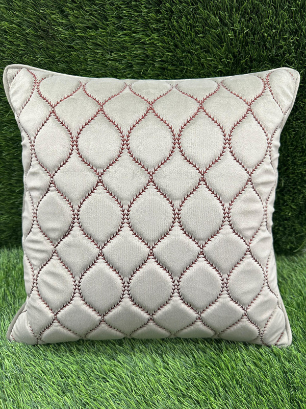 CUSHION COVERS EMBROIDERY SET OF 5 PCS